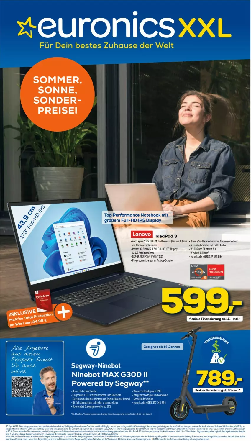 Aktueller Prospekt Euronics - Prospekte - von 06.07 bis 13.07.2022 - strona 1 - produkty: Bau, deo, eis, Elektro, lautsprecher, notebook, reis, ryzen, schnellladefunktion, ssd, Ti, trommel