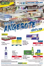 Gazetka promocyjna Metro - Wochen-Angebote Händler - Gazetka - ważna od 24.01 do 24.01.2026 - strona 1 - produkty: abholpreise, angebot, angebote, coupon, drink, eis, energy drink, flasche, getränk, getränke, Gorbatschow, heineken, ilag, Metro, Palette, pringles, Rauch, red bull, reis, ring, rwe, Ti, tiefpreis, wodka