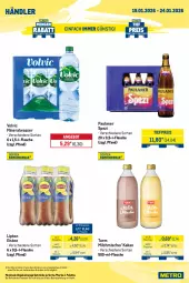 Gazetka promocyjna Metro - Wochen-Angebote Händler - Gazetka - ważna od 24.01 do 24.01.2026 - strona 3 - produkty: Alwa, angebot, eis, eistee, flasche, getränk, getränke, kakao, lion, lipton, mars, milch, mineralwasser, Palette, Paula, paulaner, reis, riegel, snickers, Spezi, tee, Ti, tiefpreis, twix, volvic, wasser, zucker