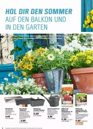 Gazetka promocyjna Obi - Prospekte - Gazetka - ważna od 25.05 do 25.05.2024 - strona 2 - produkty: balkonpflanzen, blume, blumen, Blüte, braun, brause, dünger, erde, Garten, geranie, geranien, kübelpflanzen, Lätzche, Leuchte, leuchten, pflanze, pflanzen, pflanzerde, Ti