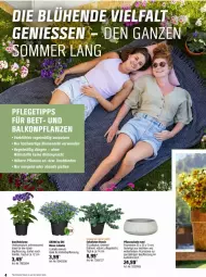 Gazetka promocyjna Obi - Prospekte - Gazetka - ważna od 25.05 do 25.05.2024 - strona 4 - produkty: binden, blume, Blüte, cin, Lobelie, pflanze, pflanzen, Schal, Schale, Ti, topf, vanille, ZTE