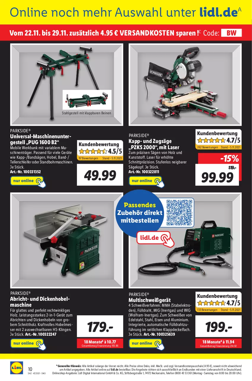 Aktueller Prospekt Lidl - Black Week Deals - von 22.11 bis 27.11.2021 - strona 10