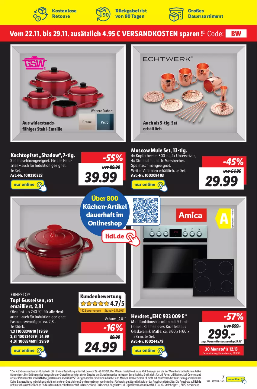 Aktueller Prospekt Lidl - Black Week Deals - von 22.11 bis 27.11.2021 - strona 7