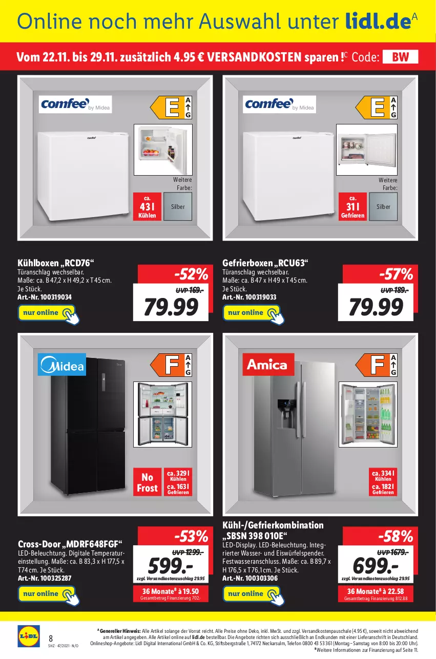 Aktueller Prospekt Lidl - Black Week Deals - von 22.11 bis 27.11.2021 - strona 8