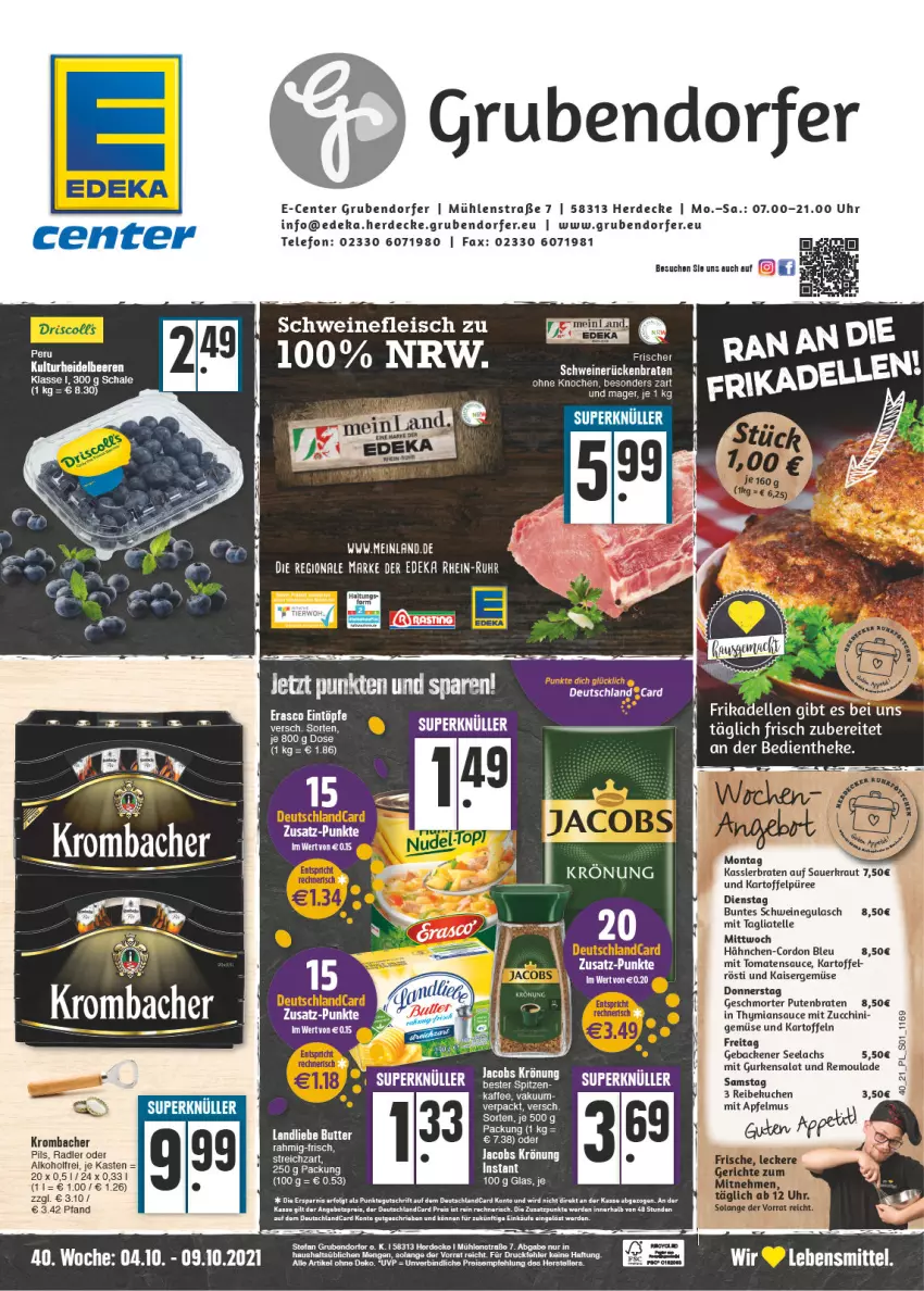 Aktueller Prospekt E Center - Angebote der Woche - von 04.10 bis 09.10.2021 - strona 1