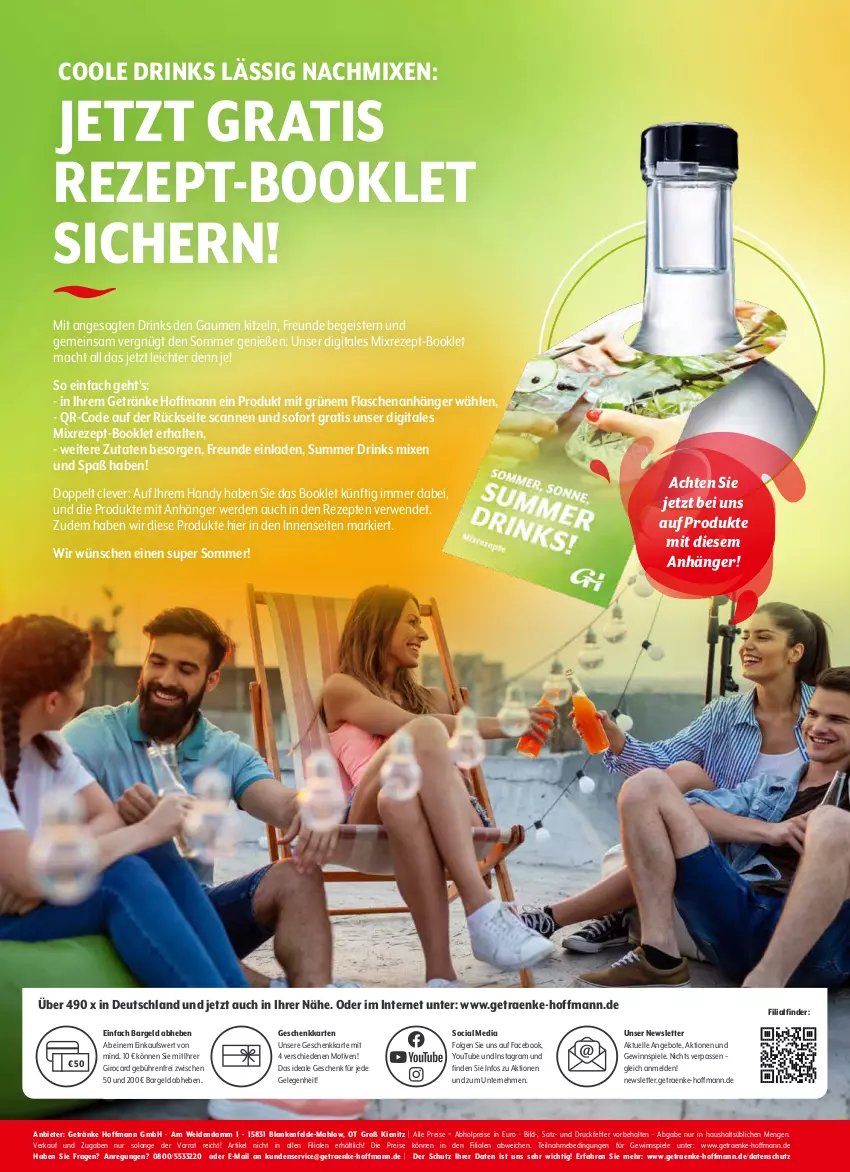 Aktueller Prospekt Getraenke Hoffmann - Prospekte - von 27.06 bis 09.07.2022 - strona 12 - produkty: abholpreise, angebot, angebote, Anhänger, drink, drinks, eis, elle, erde, flasche, getränk, getränke, gewinnspiel, Handy, LG, mac, reis, rezept, rezepte, rwe, Spiele, Ti, Yo