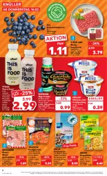 Gazetka promocyjna Kaufland - Gazetka - ważna od 22.02 do 22.02.2023 - strona 2 - produkty: angebot, auer, ball, Bau, Bauer, Becher, beere, beeren, braten, burger, butter, drink, ehrmann, eis, elle, fertiggericht, fleisch, Grießpudding, hackfleisch, hafer, heidelbeere, heidelbeeren, joghur, joghurt, knorr, kölln, korn, mikrowelle, milch, milchreis, Müller, müsli, pudding, purland, quark, reis, rind, rinder, rinderhackfleisch, schoko, schokolade, schokomüsli, Spezi, suppe, suppen, suppenliebe, teller, Ti, vita, Vitamine, wiesbauer, wurst, Yo, YouCook, ZTE, zucker