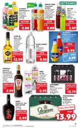 Gazetka promocyjna Kaufland - Gazetka - ważna od 22.02 do 22.02.2023 - strona 25 - produkty: Alwa, amarula, angebot, angebote, apfel, Bau, beere, bier, black forest, cola, eier, eierlikör, eis, erdbeere, fleisch, frucht, fruchtfleisch, fruchtsaft, getränk, getränke, gewürz, gin, ice tea, karlsberg, karlsberg mixery, kirsch, lack, licor, licor 43, likör, limo, limonade, mac, mango, maracuja, mineralwasser, mit frucht, Mixer, mixery, orange, orangina, rel, rouge, saft, sahne, sirup, Staropramen, Ti, vanille, vita, wasser, zitrone