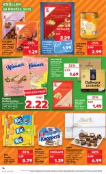 Gazetka promocyjna Kaufland - Gazetka - ważna od 22.02 do 22.02.2023 - strona 38 - produkty: angebot, beutel, Blüte, blütenhonig, cracker, creme, d'oro, dallmayr, Datteln, eis, Feigen, haselnuss, honig, kaffee, kaffee-pads, knoppers, lindt, mandel, mandeln, Manner, marzipan, milch, natur, nuss, Paranusskerne, prodomo, schnitten, storck, Ti, Trüffel, tuc, waffeln, ZTE