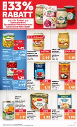 Gazetka promocyjna Kaufland - Gazetka - ważna od 22.02 do 22.02.2023 - strona 9 - produkty: angebot, angebote, apfel, apfelmus, bamboo, bohne, bohnen, bonduelle, brot, cirio, dreistern, eis, elle, erasco, erbsen, fleisch, früchte, frühstücksfleisch, Garten, gin, gulasch, Gulaschsuppe, hülsenfrüchte, kichererbsen, kokos, kokosmilch, Kraut, linsen, milch, paprika, reis, rezept, rind, rindfleisch, ring, sauce, schinken, schwein, schweine, schweinefleisch, senf, spreewald-feldmann, spreewaldhof, suppe, Ti, tomate, tomaten, tulip, wein, weine, würfel, zwiebel, zwiebeln