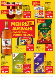 Gazetka promocyjna Kaufland - Gazetka - ważna od 23.03 do 23.03.2022 - strona 10 - produkty: angebot, beutel, Brei, Cap, captain morgan, Cashew, cashewkerne, chips, chipsfrisch, eis, elle, flasche, Funny Frisch, getränk, gin, kartoffel, kartoffelchips, keks, kekse, konfitüre, konfitüre extra, leibniz, milch, milchreis, mit paprika, mondamin, natur, original spiced gold, paprika, Pick Up!, pistazien, reis, rum, salz, schoko, schokolade, Schwartau, Ti, tisch, vanille, ZTE, zucker