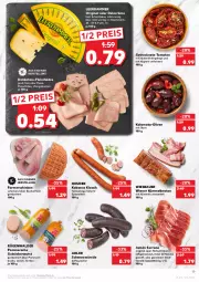 Gazetka promocyjna Kaufland - Gazetka - ważna od 23.03 do 23.03.2022 - strona 19 - produkty: angebot, angebote, auer, Bau, Bauer, braten, buch, eis, elle, farmerschinken, fleisch, fleischkäse, geback, Getrocknete Tomaten, gin, gutsleberwurst, Holz, houdek, jamón serrano, kabanos, Käse, kräuter, leberwurst, leerdammer, mac, Mantel, nuss, Ofen, olive, oliven, pizza, Pommersche, reis, rohschinken, rügenwalder, salami, schinken, schnittkäse, serrano, Spezi, Ti, tomate, tomaten, wiener, wiesbauer, wurst