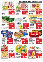 Gazetka promocyjna Kaufland - Gazetka - ważna od 23.03 do 23.03.2022 - strona 21 - produkty: activia, alpro, angebot, angebote, aufstrich, Becher, bifi, brot, brotaufstrich, brustfilet, chicken nuggets, curry, danone, danone activia, Dany, dany sahne, dessert, ehrmann, eis, exquisa, filet, fleisch, früchte, früchten, Garten, Geflügel, Hähnchenfleisch, henkel, hummus, joghur, joghurt, joghurt mit der ecke, Käse, mac, milch, mousse, Müller, natur, nuggets, nuss, obst, obstgarten, pudding, purland, pute, putenschnitzel, quark, reis, ricotta, sahne, schenkel, schnitten, schnitzel, schoko, sim, soja, spinat, steinhaus, Ti, torte, tortelloni, vanille