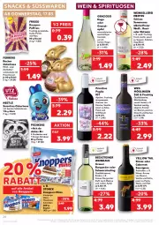 Gazetka promocyjna Kaufland - Gazetka - ważna od 23.03 do 23.03.2022 - strona 24 - produkty: alkohol, angebot, apfel, auer, aust, Bad, becks, becksteiner, beere, beeren, beutel, burgunder, cabernet, cabernet sauvignon, cocktail, dessert, desserts, eier, eis, elle, ferrero, Ferrero Rocher, filet, fleisch, frucht, gracioso, grana, granatapfel, grauer burgunder, grill, haselnuss, hugo, Käse, keks, kekse, kirsch, kirsche, knoppers, kuchen, linsen, mais, melone, milch, nestlé, nuss, pasta, perlen, pizza, primitivo, qualitätswein, qualitätsweine, Rana, reis, riesling, rotwein, salat, salate, sauvignon, schnitten, schoko, schokolade, Schokolinsen, schwarzriesling, smarties, snack, snacks, spirituosen, steak, steiner, storck, suppe, suppen, süsswaren, Ti, vanille, wein, weine, Weißwein, yellow tail, Zartbitterschokolade, ZTE