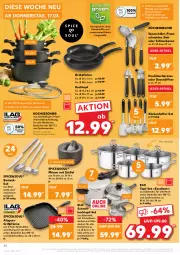 Gazetka promocyjna Kaufland - Gazetka - ważna od 23.03 do 23.03.2022 - strona 30 - produkty: angebot, asti, backofen, besteck, besteckset, bratpfanne, decke, Deckel, Dosenöffner, edelstahl, elle, fisch, fische, Fischer, geschirr, Glasdeckel, grill, Grillpfanne, herdarten, HP, knoblauch, Knoblauchpresse, Kochtopf, küche, Küchen, Küchenhelfer, ndk, Ofen, pfanne, pizza, Schneebesen, Schnellkochtopf, spülmaschinen, Ti, topf, topf-set, versandkostenfrei, ZTE