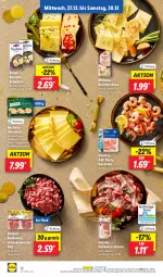 Gazetka promocyjna Lidl - Aktionsprospekt - Gazetka - ważna od 30.12 do 30.12.2023 - strona 16 - produkty: bacon, Bona, dulano, eis, emmi, garnelen, Käse, Milbona, ndk, pfeffer, preisvorteil, Raclette Käse, reis, Ria, Schal, Schale, schinken, Ti, wein, Weißwein, würfel