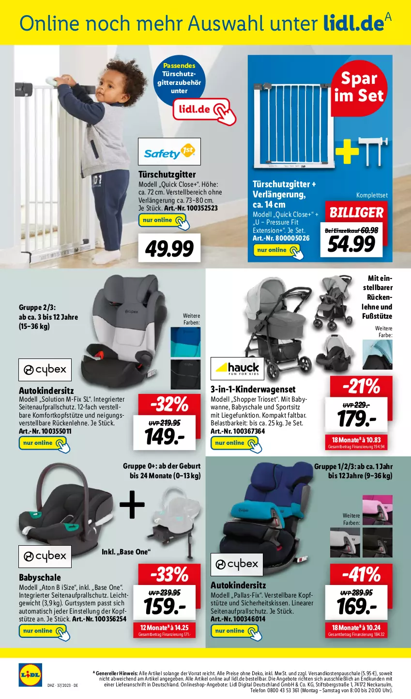 Aktueller Prospekt Lidl - Aktionsprospekt - von 11.09 bis 16.09.2023 - strona 42 - produkty: angebot, angebote, auto, dell, eis, elle, gefu, Kinder, Kindersitz, Kinderwagen, kissen, kopfstütze, Liege, Mode, ndk, reis, rel, rückenlehne, Schal, Schale, Sport, telefon, Ti, tisch, uhr, Wanne