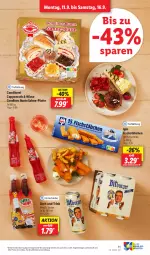 Gazetka promocyjna Lidl - Aktionsprospekt - Gazetka - ważna od 16.09 do 16.09.2023 - strona 17 - produkty: aktionspreis, angebot, coppenrath, eis, elle, filet, fisch, fischstäbchen, iglo, latte, reis, sahne, teller, Ti, ZTE