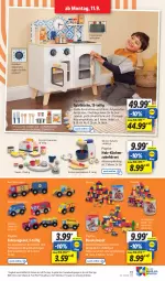 Gazetka promocyjna Lidl - Aktionsprospekt - Gazetka - ważna od 16.09 do 16.09.2023 - strona 19 - produkty: angebot, aust, Bau, buch, coupon, eis, ente, Holz, küche, Küchen, küchenmaschine, latte, massivholz, messer, pfeffer, Pfefferstreuer, regal, reis, Ria, salz, Spielküche, tee, Ti, toast, toaster