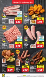 Gazetka promocyjna Lidl - Aktionsprospekt - Gazetka - ważna od 16.09 do 16.09.2023 - strona 6 - produkty: auer, Bau, cevapcici, curry, dip, eis, filet, flakes, fleisch, gewürz, grill, hackfleisch, lamm, Lammspieße, medaillons, Meister, ndk, nuggets, preisvorteil, pute, reis, rind, rinder, Schal, Schale, schwein, schweine, Ti, wein, weine