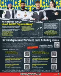 Gazetka promocyjna Edeka - Angebote der Woche - Gazetka - ważna od 22.04 do 22.04.2023 - strona 13 - produkty: auer, deka, eis, elle, ente, erde, fleisch, Fleischerei, gabel, grill, kraft, lebensmittel, leine, LG, mac, Nike, rel, ring, Schere, spee, Spezi, Ti, Tiere, usb