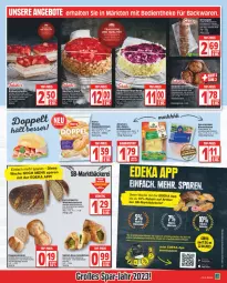 Gazetka promocyjna Edeka - Angebote der Woche - Gazetka - ważna od 22.04 do 22.04.2023 - strona 5 - produkty: beere, beeren, bier, bierschinken, brot, brötchen, butter, deka, dinkelbrötchen, Dinkelvollkornmehl, eis, erdbeere, erdbeeren, frucht, google play, joghur, joghurt, Käse, korn, Kornbrot, kräuter, leine, LG, mehl, Meister, natur, natura, nuss, obst, Plunder, reis, rum, saft, sahne, Schiffchen, schinken, schnitten, Semmel, spinat, spreewälder, Strudel, Tasche, Ti, torte, Tüte, weltmeisterbrot, wurst, ZTE