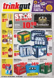 Gazetka promocyjna Trinkgut - Gazetka - ważna od 14.05 do 14.05.2022 - strona 1 - produkty: alkohol, Alwa, angebot, angebotspreis, ball, blended scotch, blended scotch whisky, brillant sekt, burgwallbronn, deka, deutschlandcard, drink, eis, elle, energy drink, erde, flasche, könig pilsener, LG, limo, limonade, limonaden, liqueur, mineralwasser, ouzo, ouzo 12, pils, pilsener, reis, scotch, scotch whisky, sekt, söhnlein, söhnlein brillant, tee, Ti, uhr, wasser, whisky