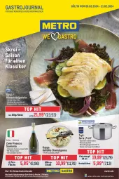 Gazetka promocyjna Metro - GastroJournal - Gazetka - ważna od 21.02 do 21.02.2024 - strona 1 - produkty: backofen, champignon, champignons, decke, Deckel, ecco, edelstahl, eis, flasche, fleisch, Fleischtopf, frischkäse, getränk, getränke, kappa, Käse, Metro, Ofen, Palette, prosecco, puma, Rauch, Schal, Schale, spumante, Ti, topf, Wild, zonin