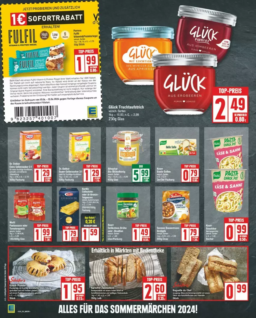 Aktueller Prospekt Edeka - Prospekte - von 10.06 bis 15.06.2024 - strona 8 - produkty: eier, eis, reis, tee, Ti, top-preis