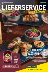 Gazetka promocyjna Metro - Lieferservice Aktuell - Gazetka - ważna od 30.11 do 30.11.2022 - strona 1 - produkty: angebot, eis, getränk, getränke, Kühne, lieferservice, Metro, nuss, rotkohl, Ti, vorspeise, Wild