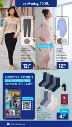 Gazetka promocyjna AldiSud - IN ZWEI WOCHEN - Gazetka - ważna od 15.10 do 15.10.2022 - strona 6 - produkty: aldi, Anzug, Bau, decke, dell, elle, gin, hose, Jacke, Jogginghose, Mode, Ria, Schlafanzug, socken, Steppjacke, Ti, wolle