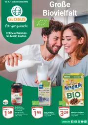 Gazetka promocyjna Globus - Prospekte - Gazetka - ważna od 03.12 do 03.12.2022 - strona 1 - produkty: aufstrich, bio, cerealien, frucht, fruchtaufstrich, kölln, korn, Ti