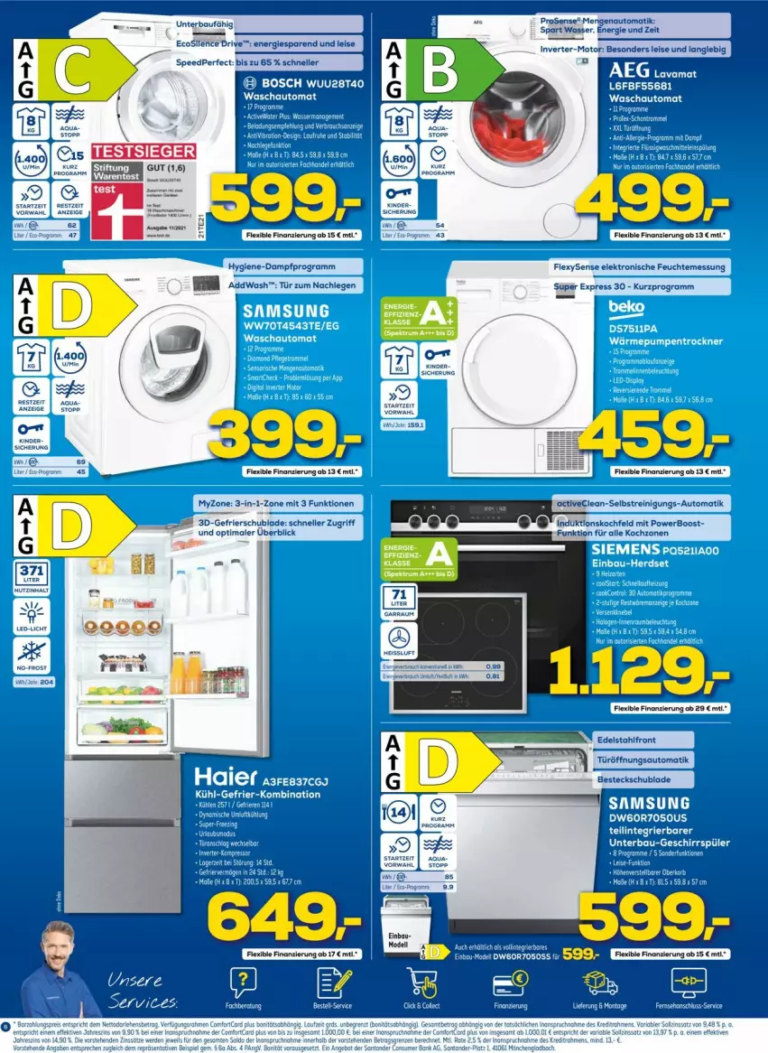 Aktueller Prospekt Euronics - Prospekte - von 26.01 bis 02.02.2022 - strona 6 - produkty: addwash, aeg, auto, Bau, dell, eier, eis, Elektro, elle, kochfeld, Mode, rosen, Ti, wasser