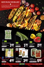 Gazetka promocyjna Metro - BBQ Spezial - Gazetka - ważna od 13.07 do 13.07.2022 - strona 4 - produkty: antipasti, asti, aubergine, baguette, baguettes, beutel, bier, bio, brot, burger, burger buns, butter, Fladenbrot, Gegrilltes Gemüse, gin, grill, grillrost, Halloumi, hamburger, kräuter, kräuterbutter, küche, Küchen, leerdammer, mac, mais, meggle, milch, Ofen, paprika, paprika mix, salz, sesam, steinofen, Ti, tisch, zucchini, zucker, zuckermais