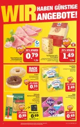 Gazetka promocyjna Marktkauf - Prospekt - Gazetka - ważna od 22.01 do 22.01.2022 - strona 2 - produkty: aktionspreis, alpia, bier, bierschinken, buitoni, butter, coupon, coupons, deka, Donut, eis, emmentaler, erde, gin, hartkäse, italienische pasta, jagdwurst, Kaiser, Käse, landliebe, lasagne, milch, nuss, pasta, reis, schinken, schoko, schokolade, schweizer hartkäse, Streichzart, Ti, wurst, zucker