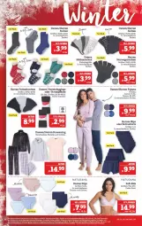 Gazetka promocyjna Marktkauf - Prospekt - Gazetka - ważna od 22.01 do 22.01.2022 - strona 40 - produkty: Anzug, bikini, dell, elle, Freizeitsocken, gin, hose, leggings, Mode, natur, natura, naturana, Norwegersocken, Pyjama, Rana, retroshorts, rum, rwe, shorts, slip, slips, socken, Strumpfhose, Thermoleggings