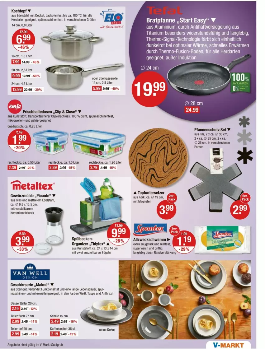 Aktueller Prospekt Vmarkt - Prospekte - von 05.06 bis 11.06.2025 - strona 21 - produkty: angebot, angebote, auer, backofen, Becher, bratpfanne, bügel, decke, Deckel, dessert, Dessertteller, edelstahl, eis, elle, Ergee, frischhaltedosen, geschirr, Geschirrserie, gewürz, Gewürzmühle, herdarten, kaffee, kaffeebecher, Kochtopf, LG, mikrowelle, Ofen, pfanne, pfannen, quad, rwe, Schal, Schale, schwamm, spülmaschinen, teller, Ti, tisch, topf, Topfuntersetzer, Untersetzer, weck