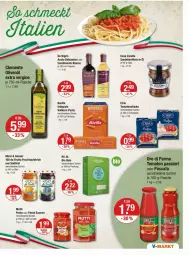 Gazetka promocyjna Vmarkt - Prospekte - Gazetka - ważna od 11.06 do 11.06.2025 - strona 13 - produkty: aceto, aceto balsamico, aufstrich, balsam, balsamico, barilla, bio, cirio, condimento, Condimento Bianco, dell, eis, elle, ente, filet, filets, flasche, frucht, fruchtaufstrich, gin, korn, Mutti, olive, oliven, olivenöl, olivenöl extra, oro di parma, pasta, Pasta Sauce, pesto, reis, rel, Sardellen, sauce, saucen, Ti, tomate, tomaten, Tomaten Passiert, Tomatenstücke
