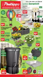 Gazetka promocyjna Thomas Philipps - Gazetka - ważna od 18.04 do 18.04.2026 - strona 1 - produkty: akku, ball, Begonie, blume, blumen, decke, Deckel, edelstahl, eis, Garten, herdarten, lack, Lacke, lamm, latte, LG, lion, Luftballon, petunie, petunien, pflanze, pflanzen, reifen, schüssel, spargel, Ti, tisch, topf