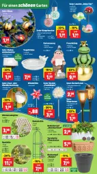 Gazetka promocyjna Thomas Philipps - Gazetka - ważna od 18.04 do 18.04.2026 - strona 12 - produkty: akku, auto, Bau, beleuchtung, blume, blumen, edelstahl, Frosch, Garten, Gartenfackel, Hängeleuchte, lack, Lacke, Lampe, leds, Leuchte, Pflanzkasten, rwe, Schal, Ti, topf