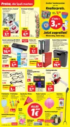 Gazetka promocyjna Thomas Philipps - Gazetka - ważna od 18.04 do 18.04.2026 - strona 16 - produkty: Aktenvernichter, Aufbewahrungsdose, auto, batterie, batterien, Becher, beutel, Brei, Brille, bürste, bürsten, din a4, eis, flasche, Garten, kissen, knallerpreis, laterne, LG, mac, müllbeutel, ordner, Packband, papier, pflanze, pflanzen, reifen, Reinigung, reis, Roller, rosen, rwe, Slime, sonderposten, Spardose, Ti, tisch, trinkbecher, Trinkhalme, vorteilspreis, wasser