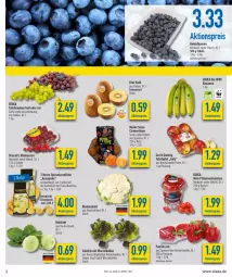 Gazetka promocyjna Diska - Prospekte - Gazetka - ważna od 22.10 do 22.10.2022 - strona 3 - produkty: aktionspreis, ball, banane, bananen, Becher, beere, beeren, bio, blume, blumen, blumenkohl, deka, edeka bio, eis, elle, feinschmecker, heidelbeere, heidelbeeren, himbeer, himbeere, himbeeren, kartoffel, kartoffeln, kiwi, Kiwi Gold, kohlrabi, pflaume, pflaumen, reis, salat, Schal, Schale, speisekartoffeln, tafeläpfel, tafeltrauben, Ti, tomate, tomaten, trauben