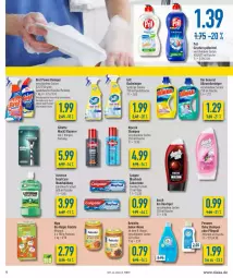 Gazetka promocyjna Diska - Prospekte - Gazetka - ważna od 22.10 do 22.10.2022 - strona 9 - produkty: allzweckreiniger, Baby Shampoo, Bad, bebivita, biff, bio, biozidprodukte, Bref, bref power, colgate, colgate total, creme, duschgel, eis, flasche, fleisch, früchte, geschirr, geschirrspülmittel, hipp, LG, listerine, mac, mach3, mundspülung, penaten, Pflegeöl, rasierer, Rauch, reiniger, rwe, shampoo, sprühflasche, spülmittel, spülung, Ti, total care, vita, weck, zitrone