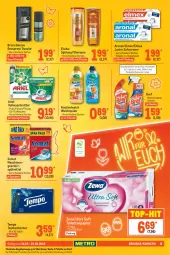 Gazetka promocyjna Metro - Food - Gazetka - ważna od 20.04 do 20.04.2022 - strona 15 - produkty: ariel, Bref, bruno banani, creme, deo, deospray, dusche, elmex, elvital, flasche, geschirr, geschirrspülmittel, kosmetik, Kuschelweich, Palette, papier, Pods, shampoo, somat, spülmittel, spülung, Tasche, taschen, taschentücher, Tempo, Ti, toilettenpapier, top-hit, tücher, vita, vollwaschmittel, waschmittel, weichspüler, zahncreme, zewa