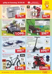 Gazetka promocyjna Netto Marken-Discount - Filial-Angebote - Gazetka - ważna od 28.05 do 28.05.2022 - strona 27 - produkty: akku, angebot, Behälter, Brei, E-Bike, edelstahl, eis, eismaschine, Elektro, Frozen Yogurt, Kette, kompressor, küche, Küchen, küchenmaschine, quad, rasen, rasenmäher, reis, Rührschüssel, Schal, schlauch, schüssel, scooter, shimano, Sorbet, Tasche, Ti, Yo, ZTE