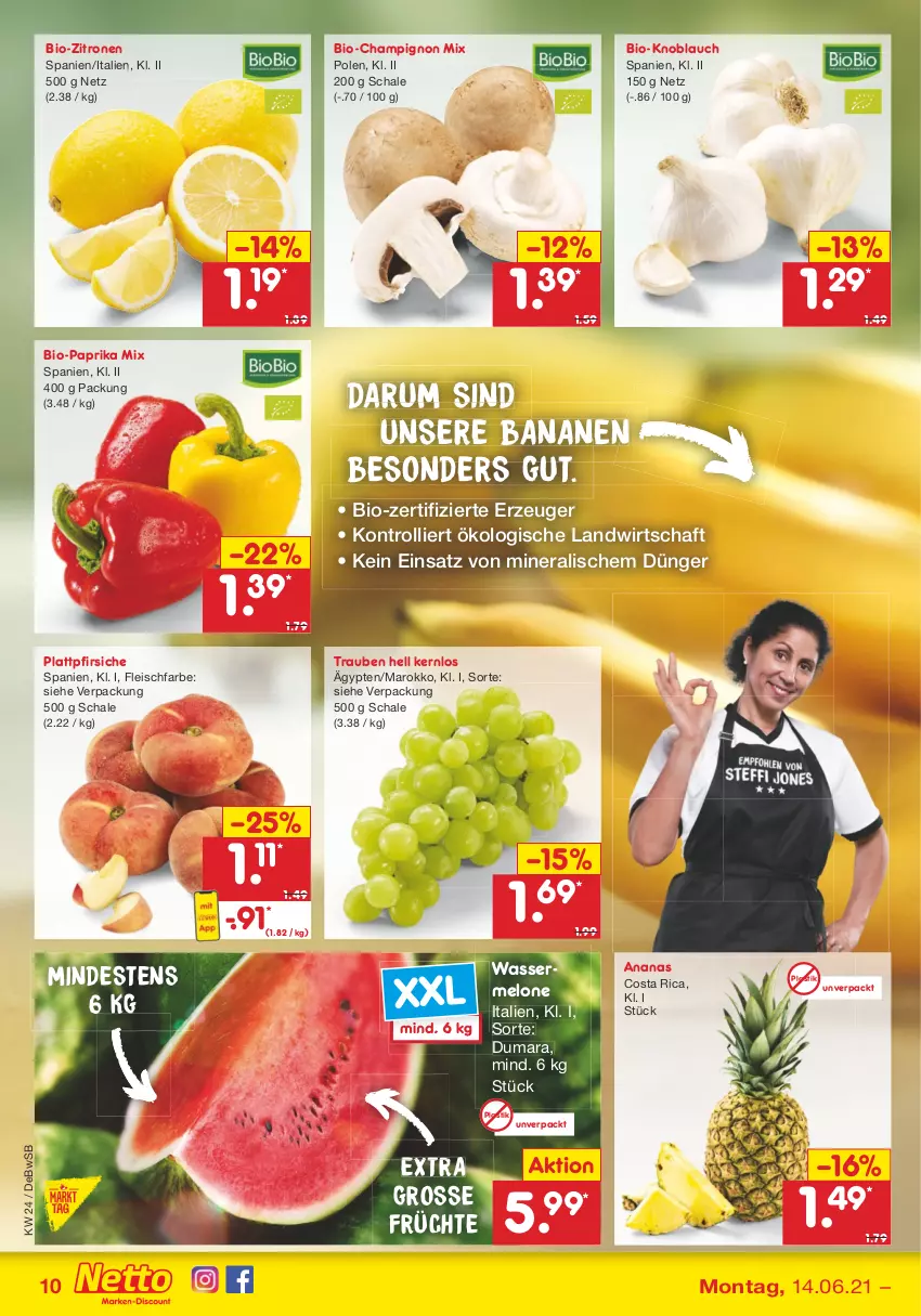 Aktueller Prospekt Netto Marken-Discount - Filial Angebote - von 14.06 bis 19.06.2021 - strona 10