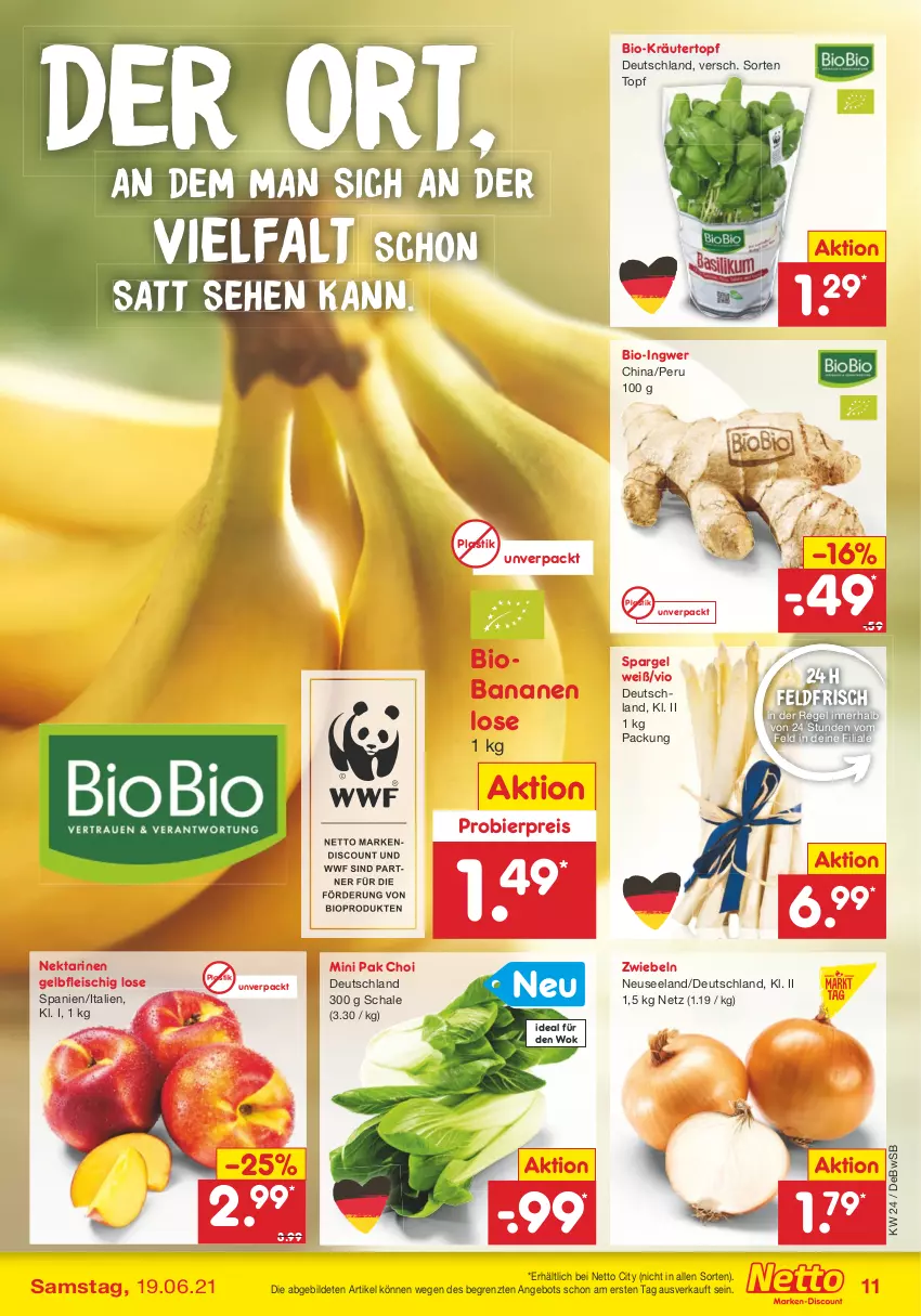 Aktueller Prospekt Netto Marken-Discount - Filial Angebote - von 14.06 bis 19.06.2021 - strona 11