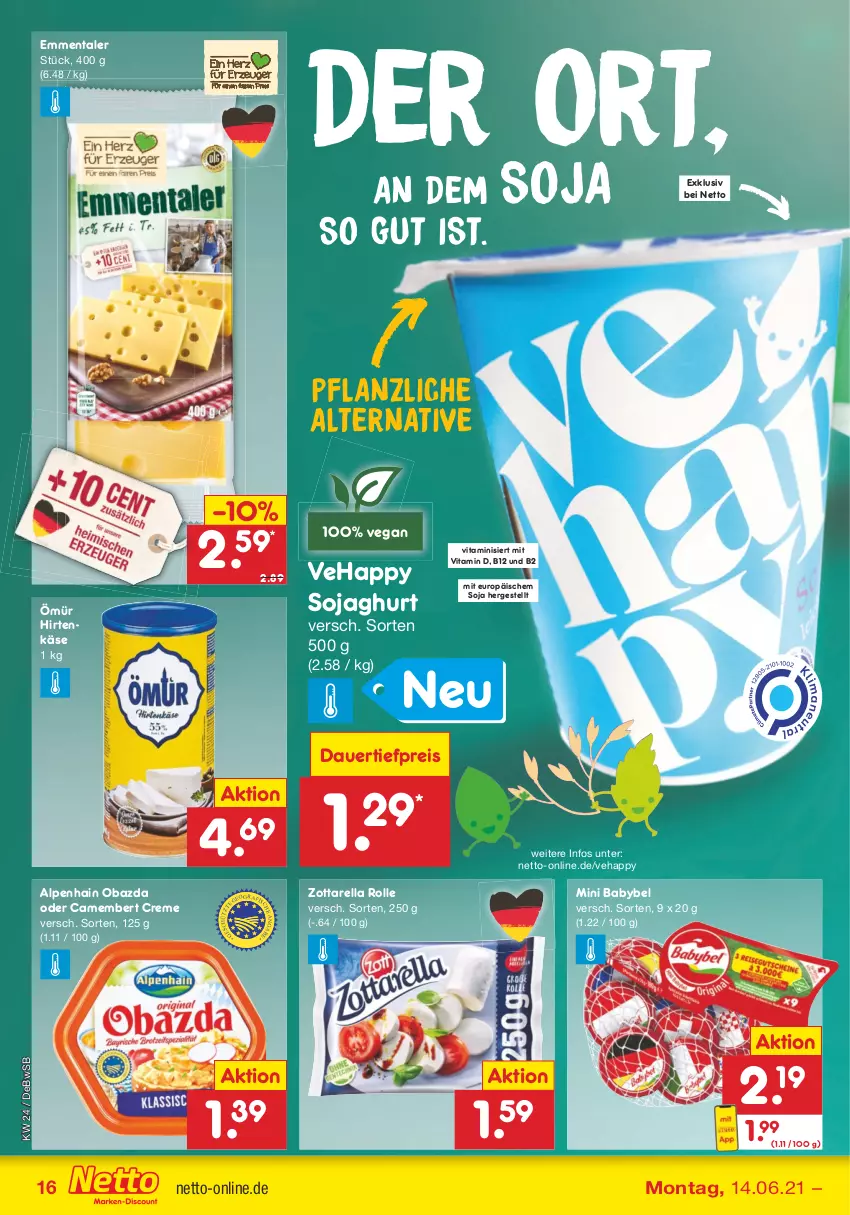 Aktueller Prospekt Netto Marken-Discount - Filial Angebote - von 14.06 bis 19.06.2021 - strona 16