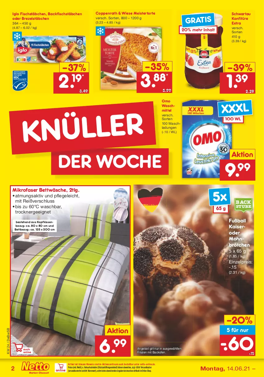 Aktueller Prospekt Netto Marken-Discount - Filial Angebote - von 14.06 bis 19.06.2021 - strona 2