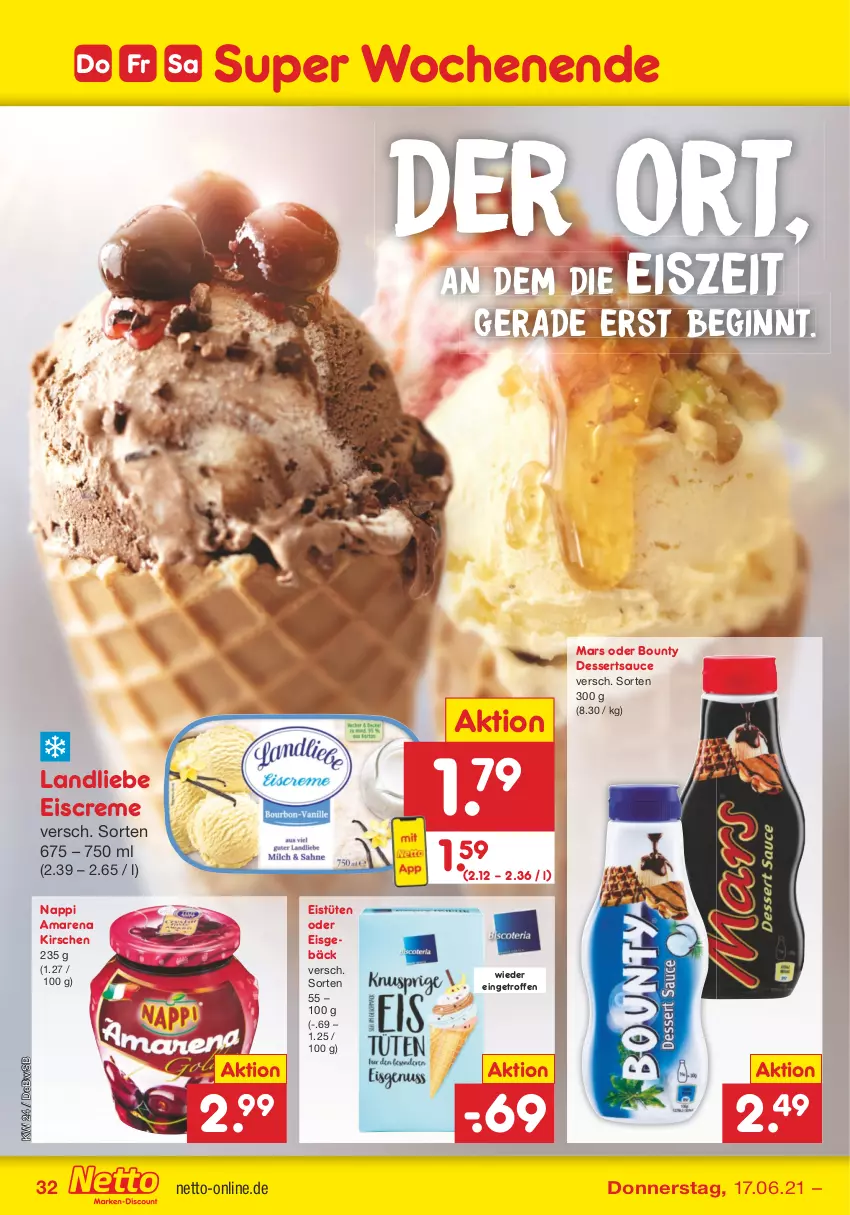 Aktueller Prospekt Netto Marken-Discount - Filial Angebote - von 14.06 bis 19.06.2021 - strona 32